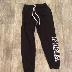 Pink sweatpants